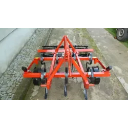 SPRING TINES CULTIVATOR WITH CRUMBLER ROLLER 1200mm