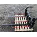 PALLET FORK FRAME WITH 4x TINES , fork size 1200mm / 2 Tonne