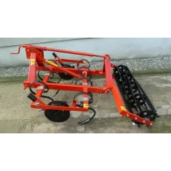 SPRING TINES CULTIVATOR WITH CRUMBLER ROLLER 1500mm