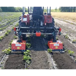 Orchard two row rotavator