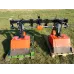 Orchard two row rotavator