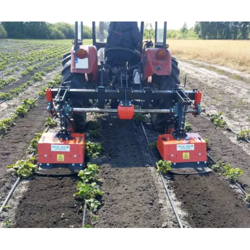 Orchard two row rotavator