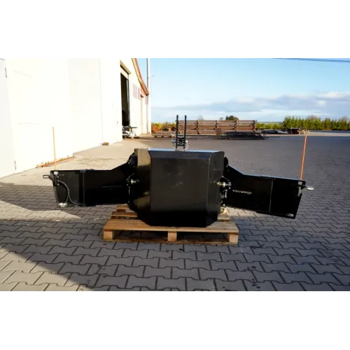 Safe Front Weight - tractor front bumper with storage box - 1200kg with 50l storage box